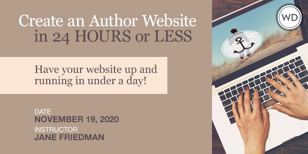 Create an Author Website in 24 Hours or Less
