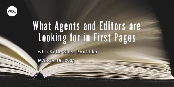 What Agents and Editors are Looking for in First Pages